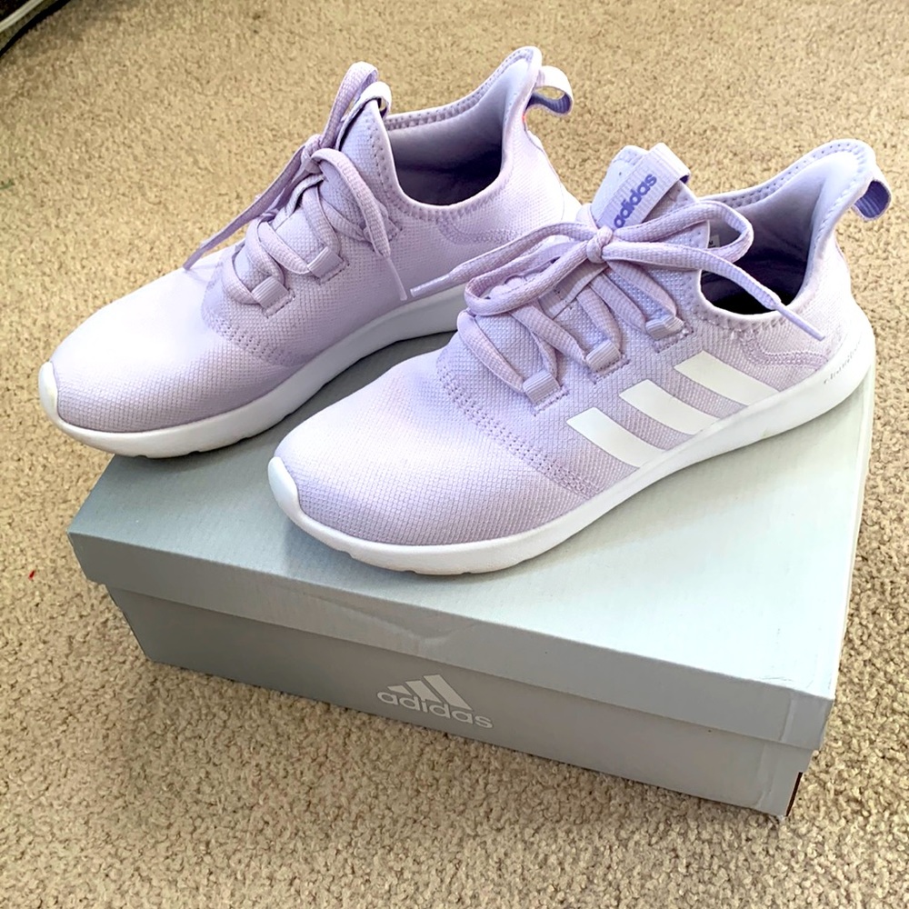Adidas cloudfoam slip on sneakers